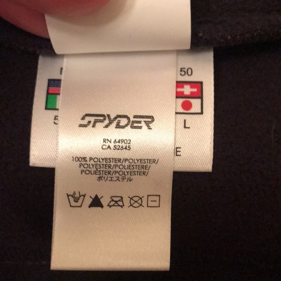 Spyder Men’s Alloy Full Zip Mid-weight Core Sweater- Peat- Med - Picture 9 of 12